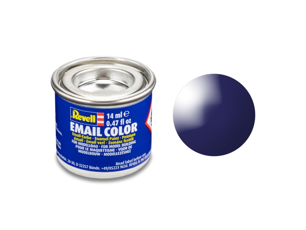 Vopsea emailată, Revell, Email Color, Albastru Midnight Gloss, 14 ml