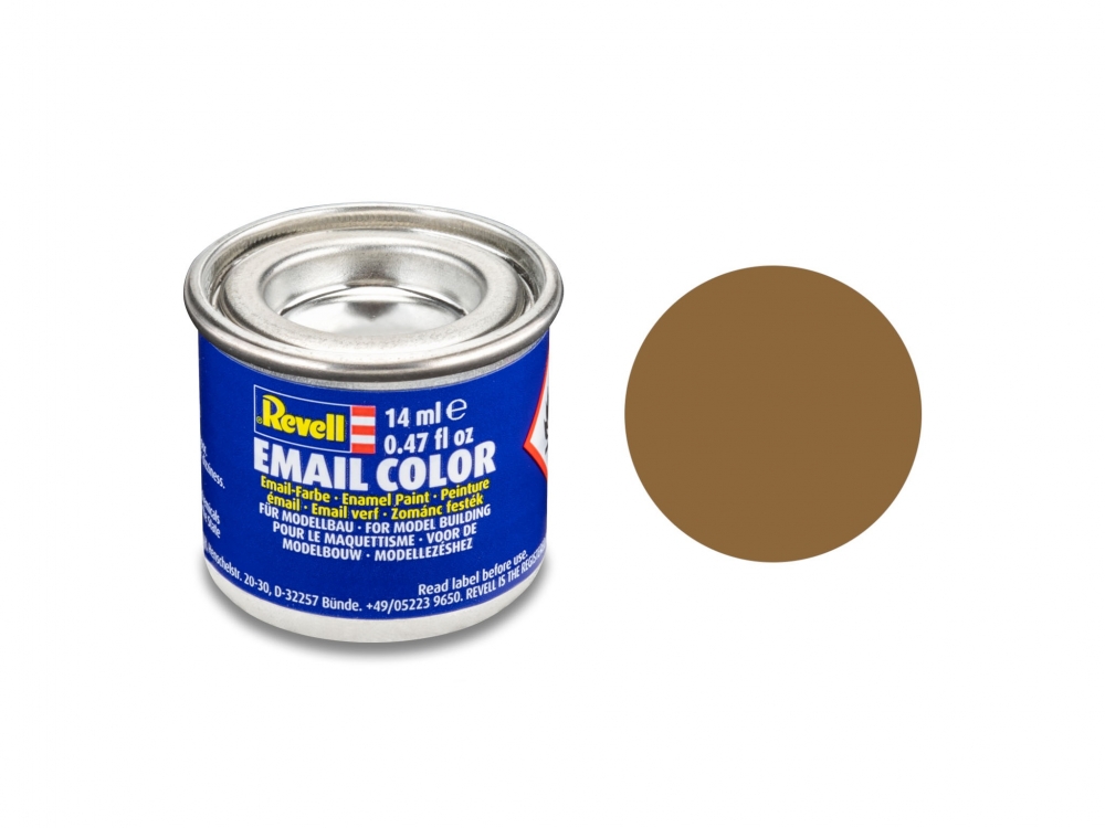 Vopsea emailată, Revell, Email Color, Dark Earth Matte, 14 ml