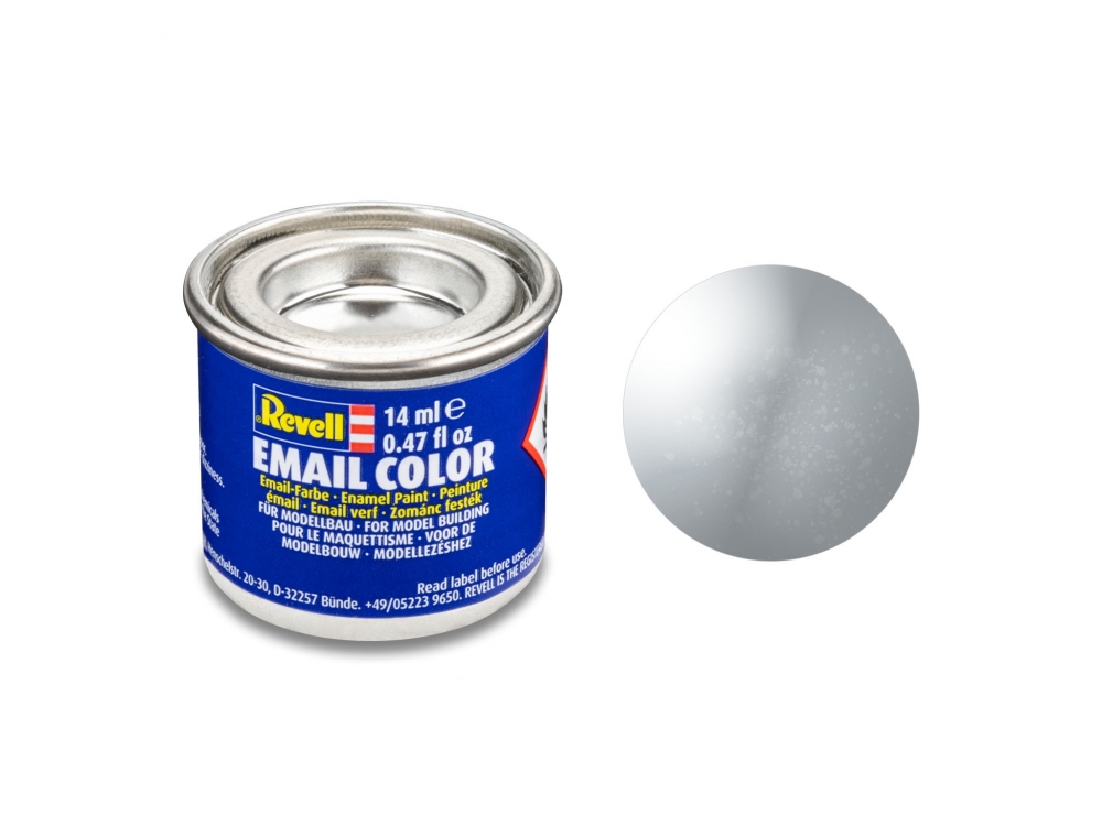 Vopsea emailată, Revell, Email Color, Argintiu metalizat, 14 ml