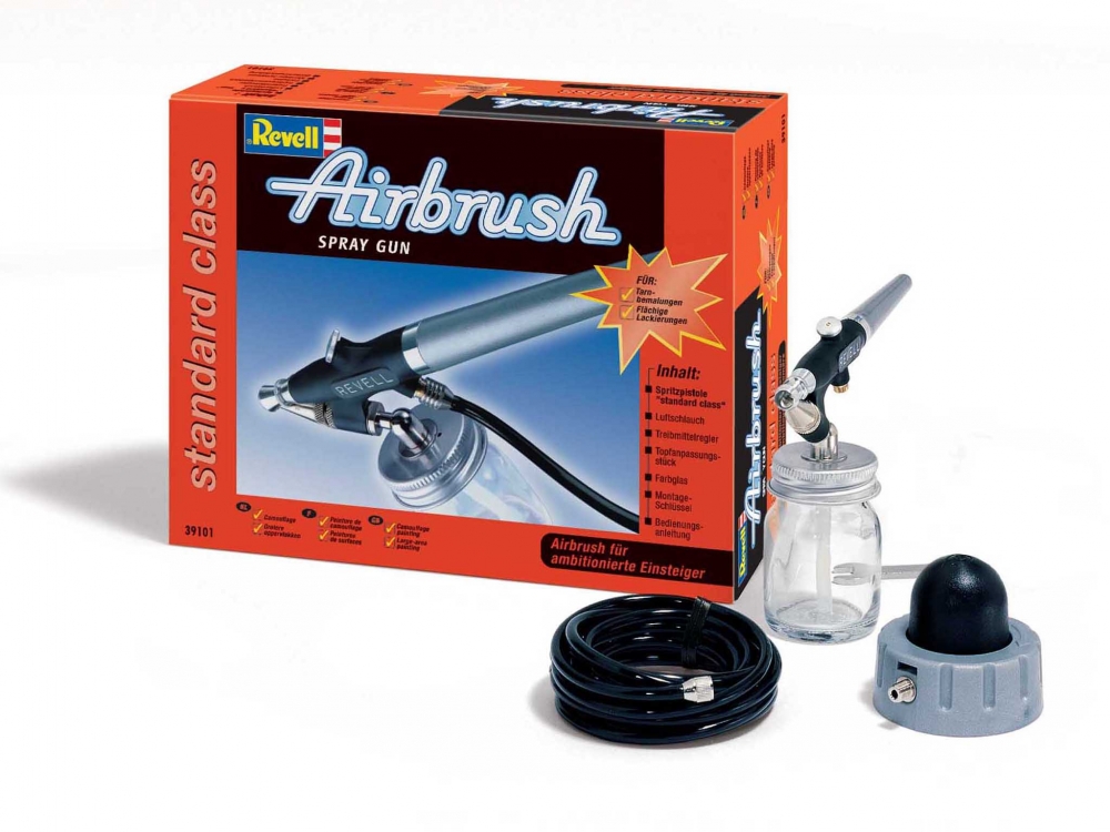Kit de vopsire cu aerograf, Revell, Standard Class