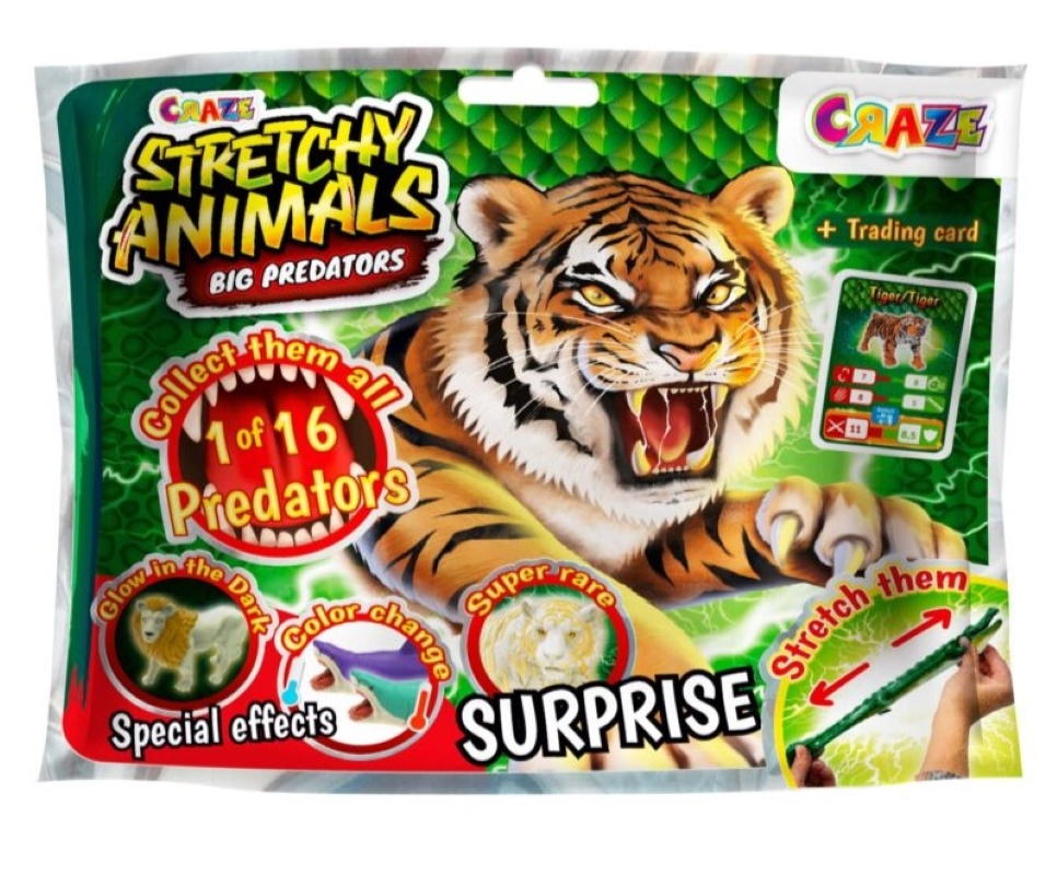 Figurina de colectie, Craze, Stretchy Animals, Pradatori mari