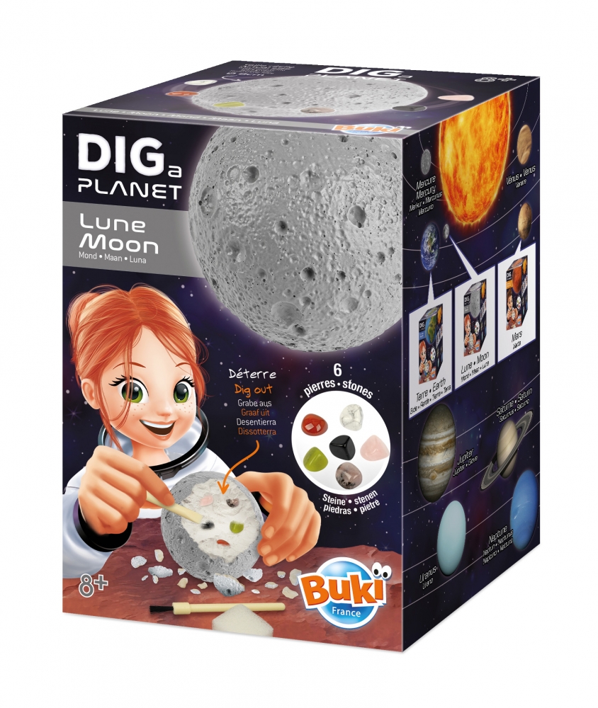 Kit de explorare, Buki France, Săpați o planetă, Lună