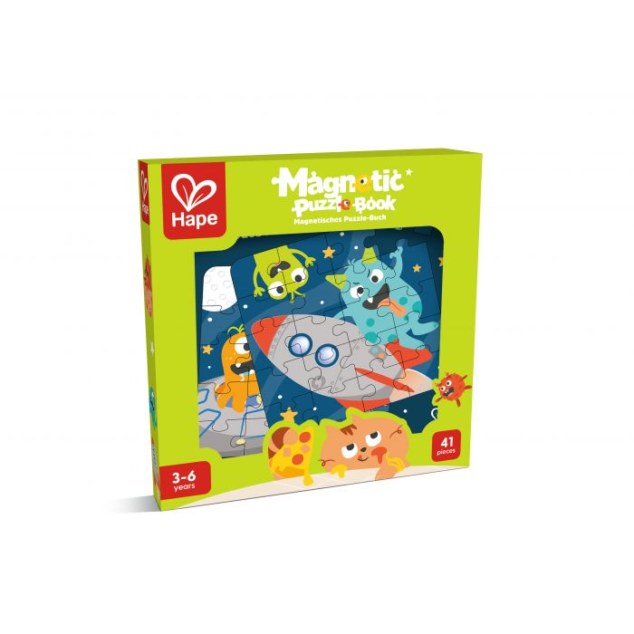 Carte de puzzle magnetică, Hape, 41 de piese