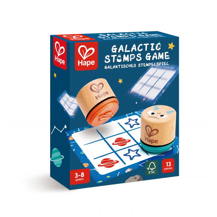 Joc din lemn, Hape, cu Sigilii Galactice, 13 piese