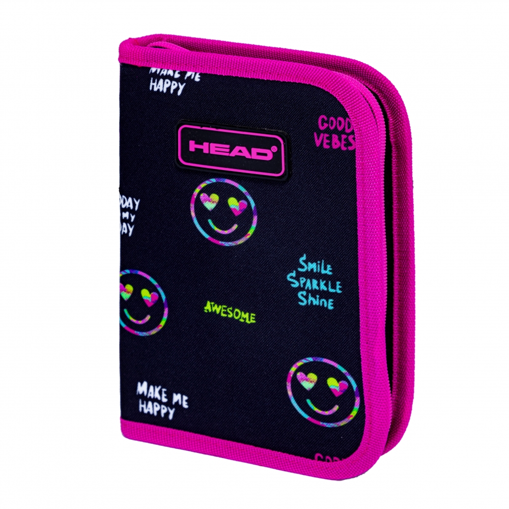 Toc de toaletă unică fără accesorii HEAD Smiles cu sclipici, AC1, 20 x 14 x 3,5 cm