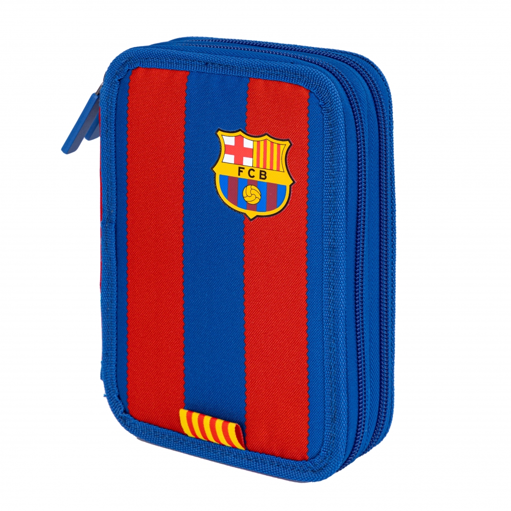 Penar, ASTRA art-pap, FC Barcelona, 2 compartimente, 20.5x13x4.5cm, Rosu/Albastru