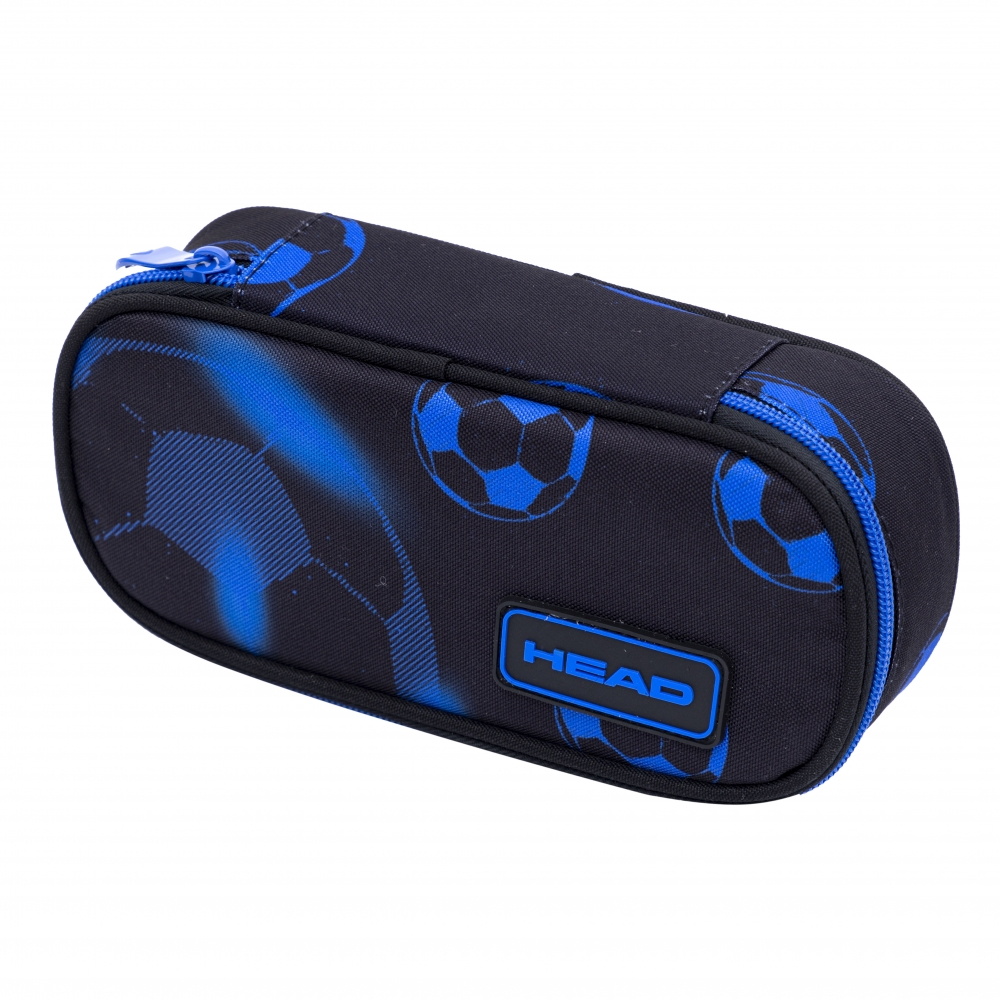 Penar simplu fara accesorii, Head, minge de fotbal albastru neon, AC6, 22 x 9 x 5 cm