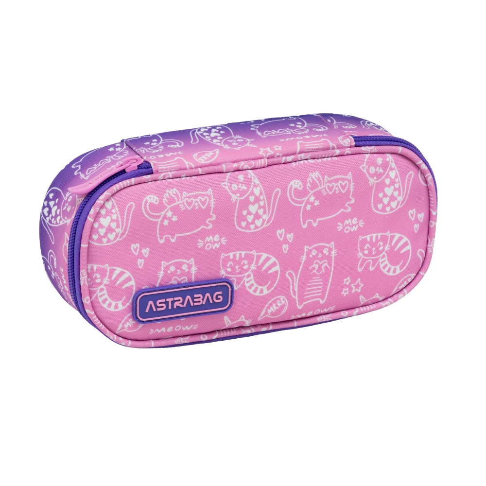 Geantă de toaletă simplă fără accesorii, Astra, Cat, AC6, 22 x 9 x 5 cm