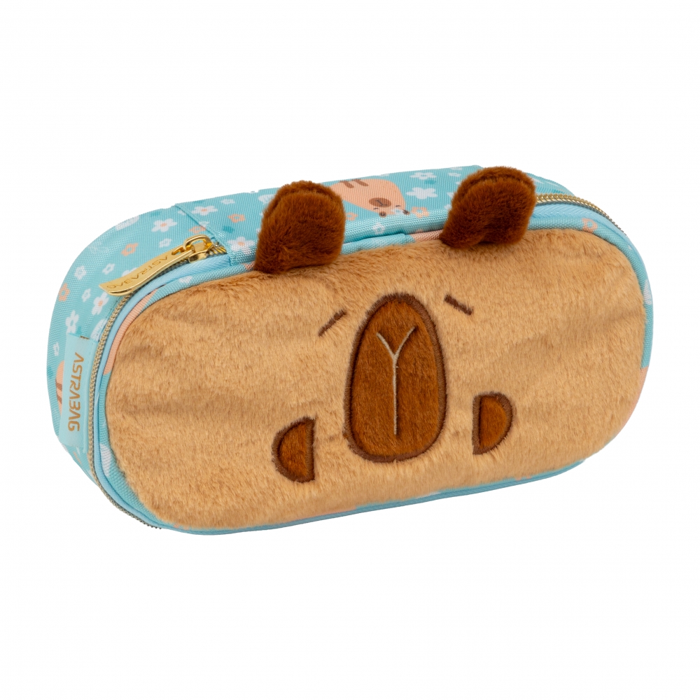 Penar simplu fără accesorii, Astra, Fluffy Capybara, AC6, 22 x 9 x 5 cm