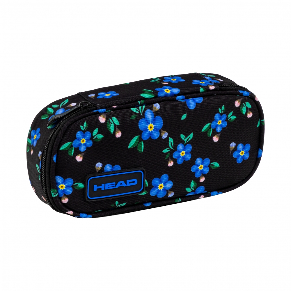 Penar simplu fără accesorii, Astra, Flori albastre, AC6, 22 x 9 x 5 cm