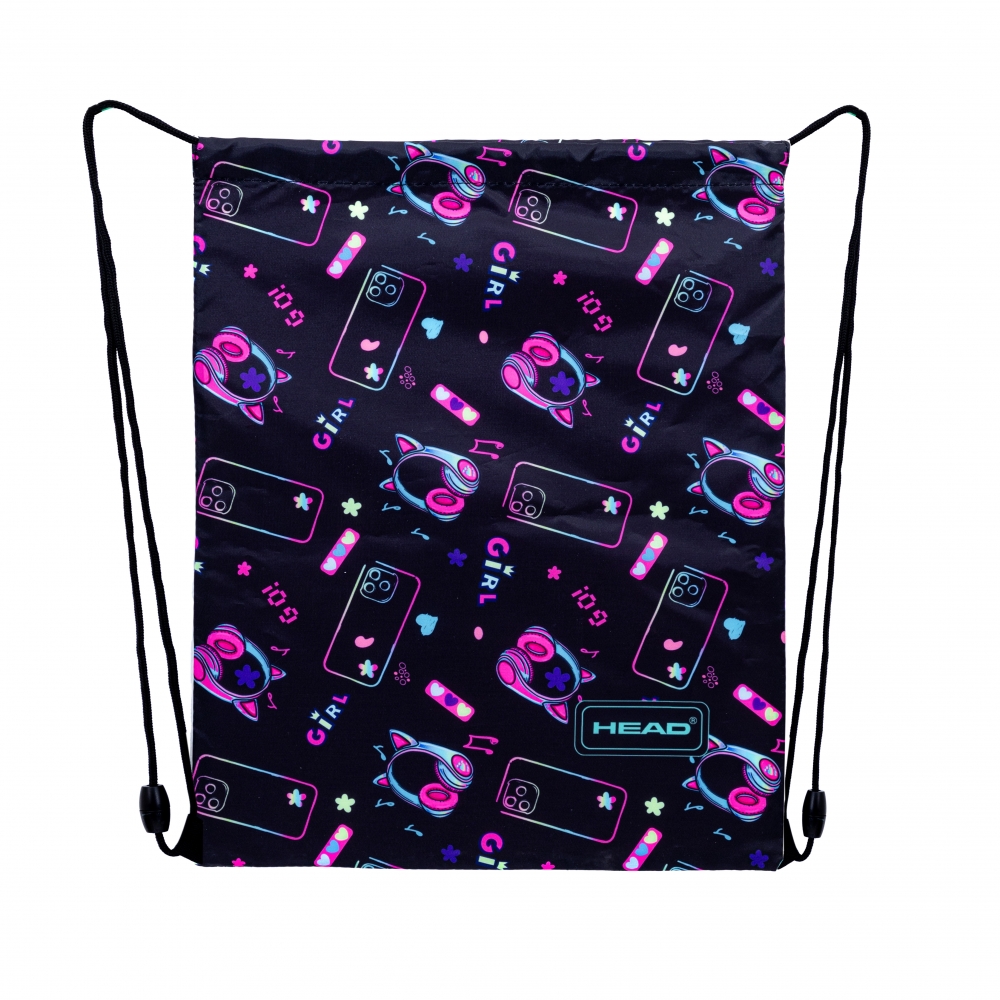 Sac pentru incaltaminte, HEAD, poliester, 40 x 33 cm, multicolor