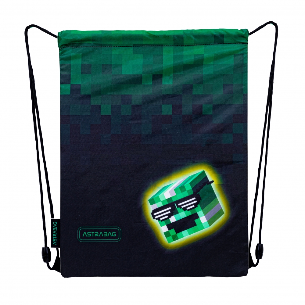 Geanta echipa sport ASTRABAG Pixel hero, AD1, 40 × 33 cm