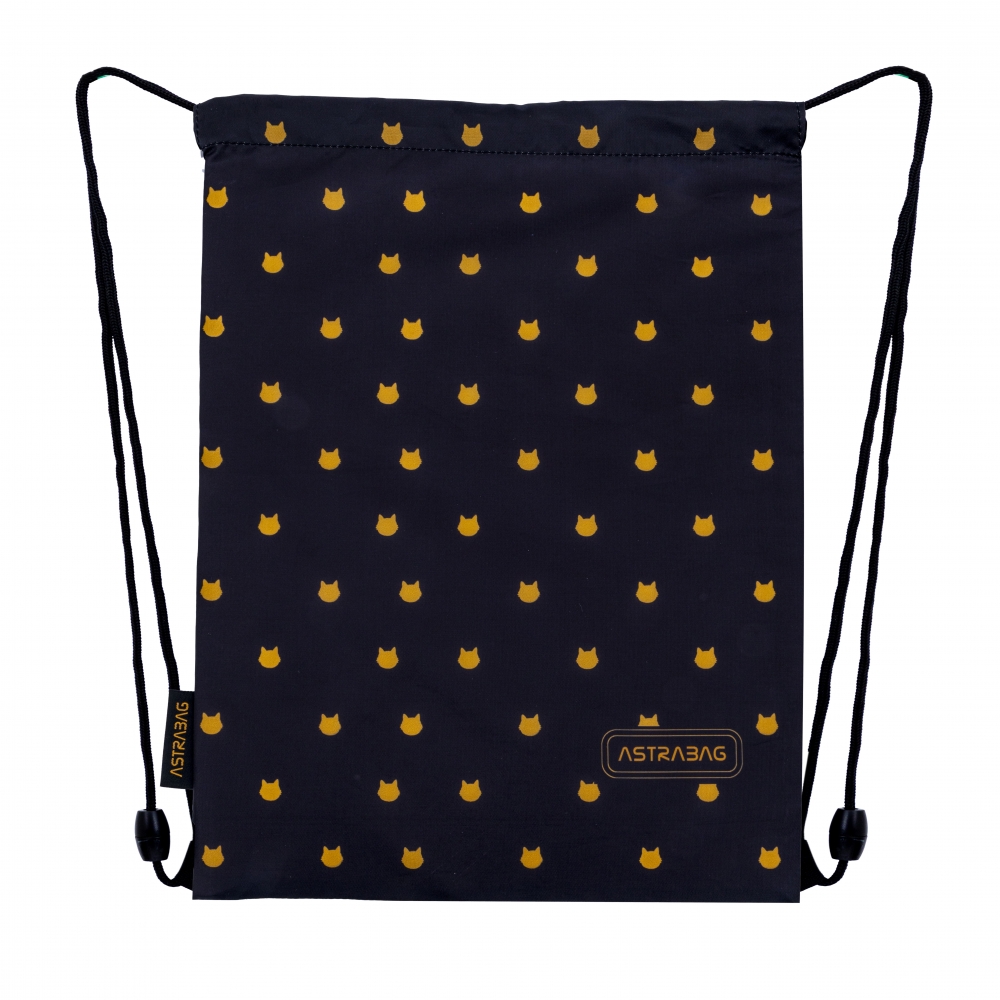 Geanta pentru pantofi Fluffy Kitty Neagra Astrabag Astra