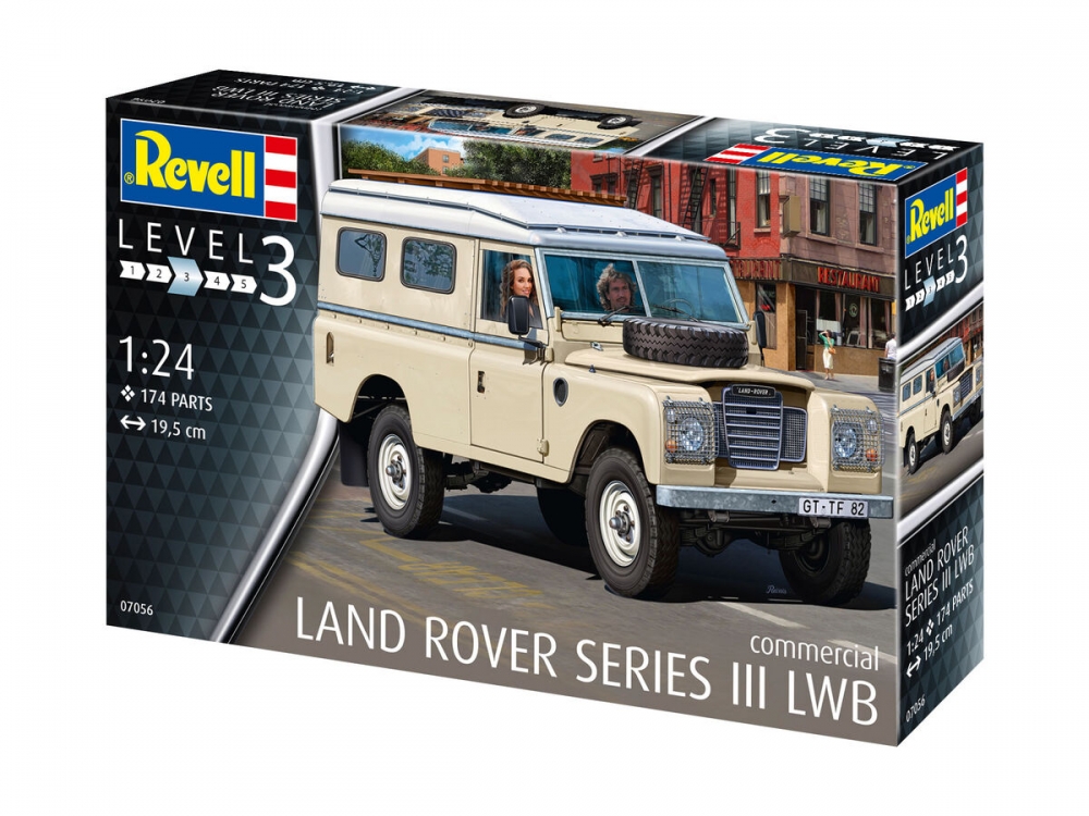 Automacheta Land Rover Series III LWB (commercial),176 Piese, Revell