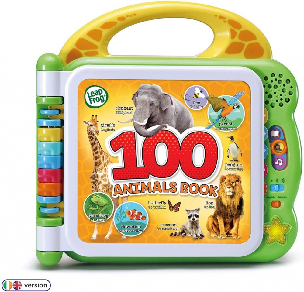 Carte de divertisment, Vtech, 100 de animale, Multicolor