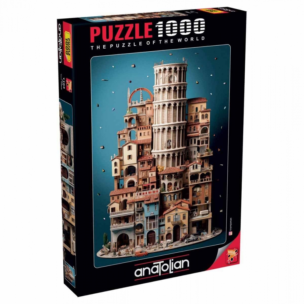 Puzzle, Anatolian, Turnul din Pisa, 1000 de piese