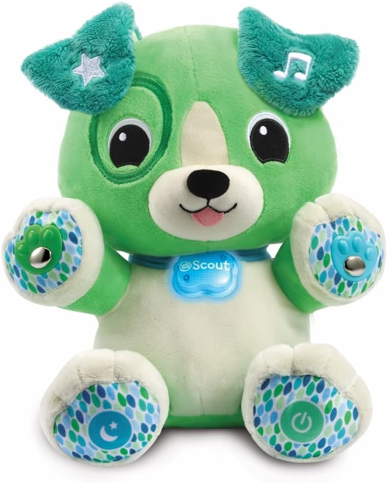 Jucarie interactiva, Leap Frog, My Pal Scout Smarty Paws, 24.1 x 14 x 26.7 cm, Verde