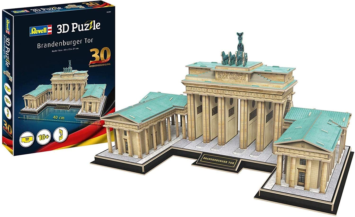 Puzzle, Revell, Poarta Brandenburg, 3D, 150 piese