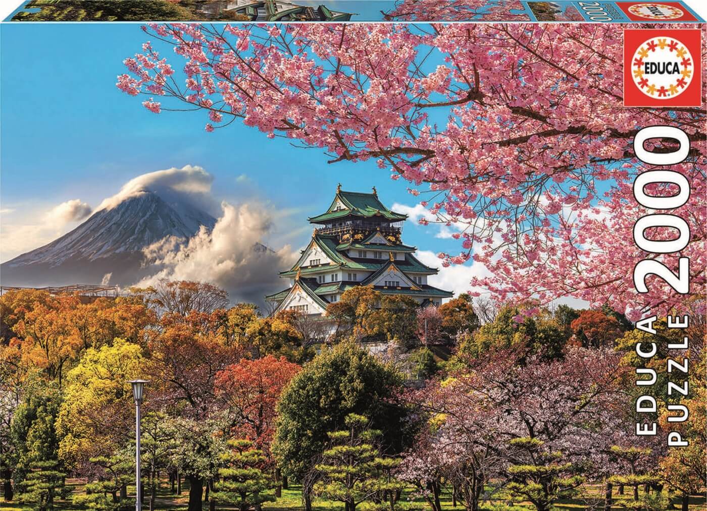 Puzzle, Educa, Castelul Osaka, Japonia, 2000 de piese