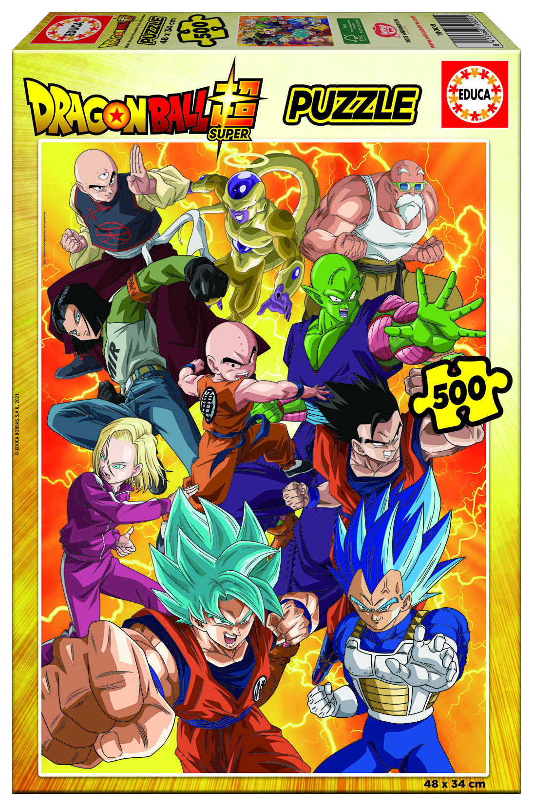 Puzzle, Educa, Dragon Ball, 500 de piese