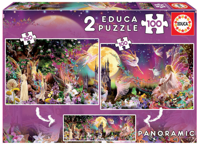 Puzzle, Educa, Triptic de basm, 2 x 100 piese