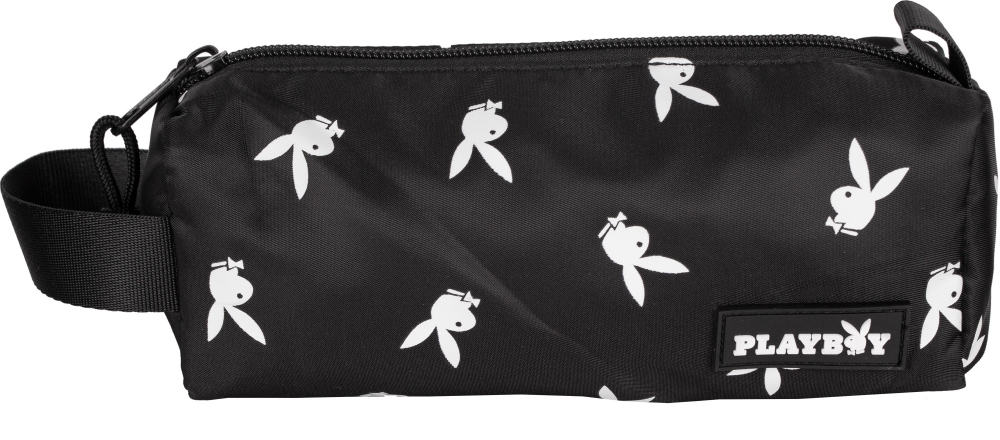 Penar, Playboy, Bunny Pattern, 21 x 8 x 8 cm, Negru