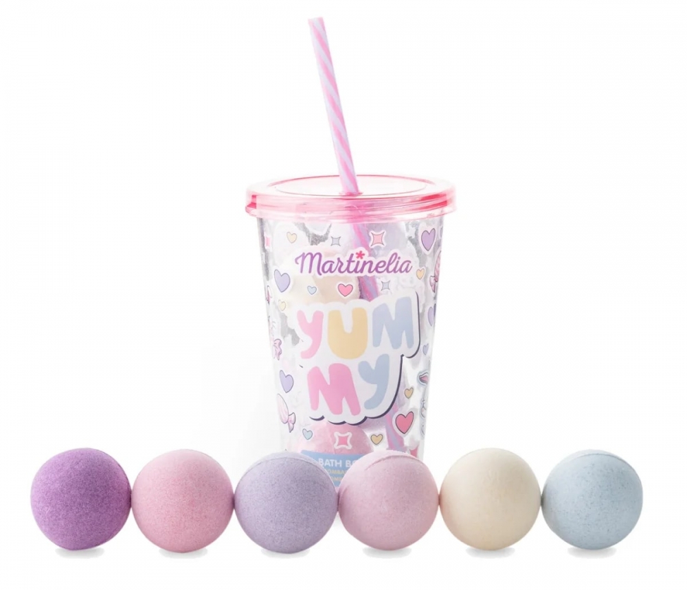 Set de baie, Martinelia, Yummy, Bombe de baie, 6 piese