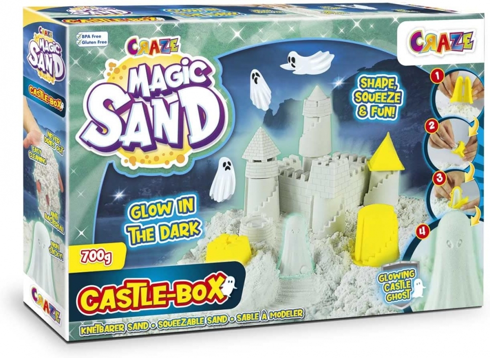Nisip magic, Nebunie, Castel, Fluorescent