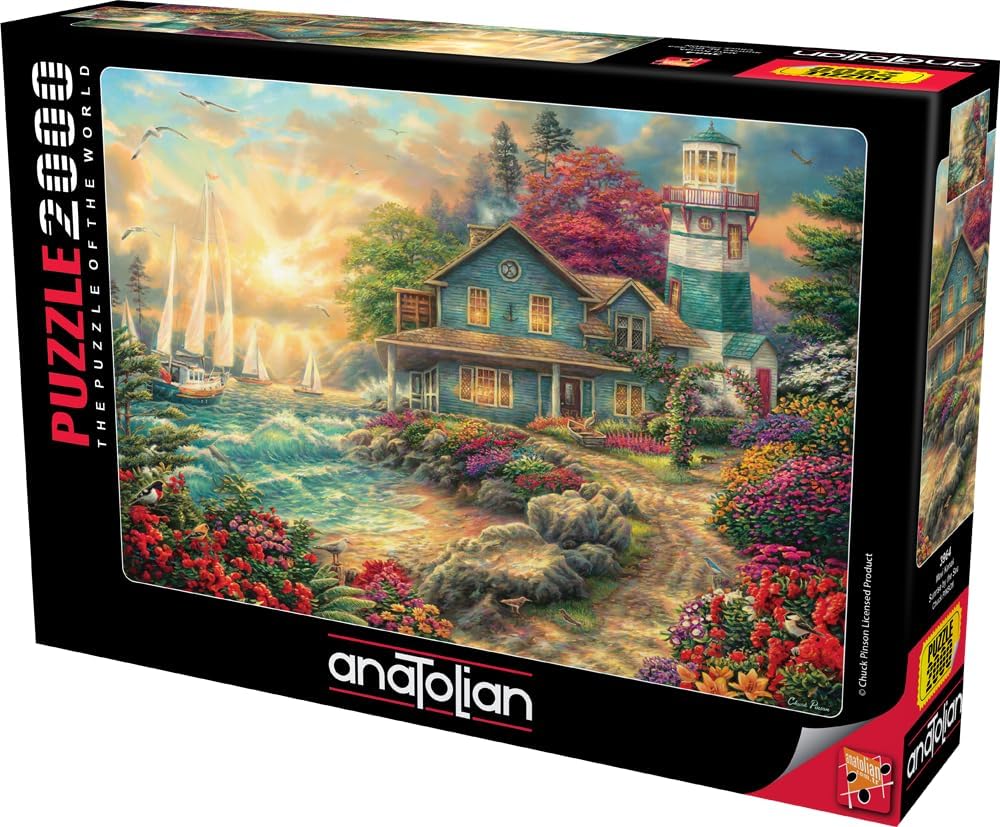 Puzzle, Anatolian, Răsărit de soare lângă mare, 2000 de piese
