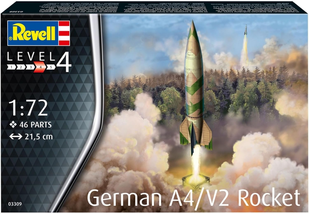 Macheta aeromodele Revell German A4/V2 Rocket 1:72 REV 03309