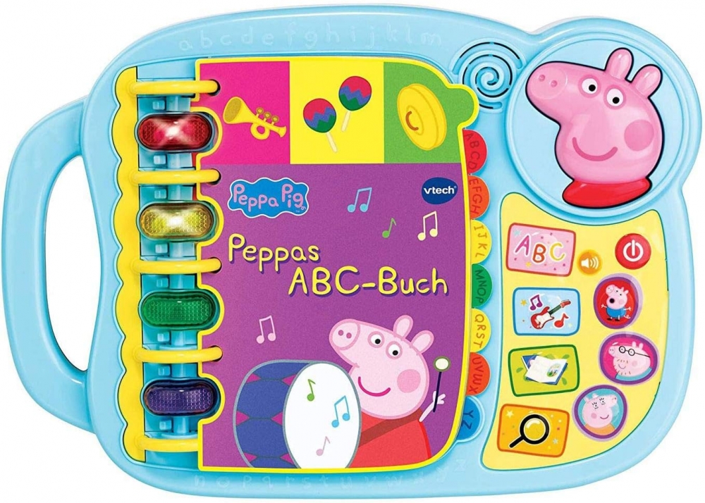 Jucarie interactiva, Vtech, Peppa Pig Learn & Discover Book, 5.5 x 31.1 x 21.9 cm