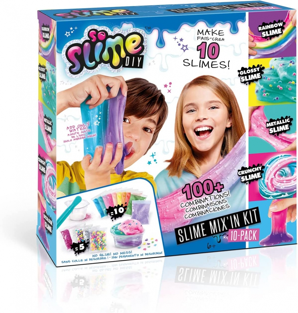 Set creativ, Canal Toys, Slime, 10 culori