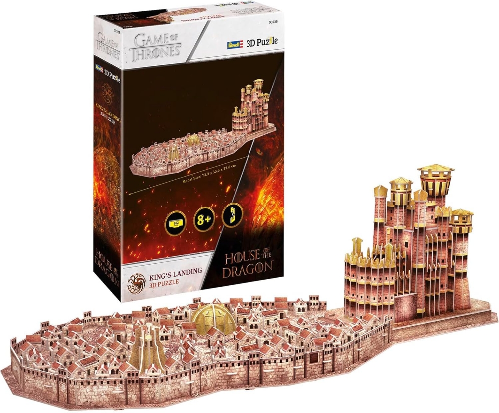Puzzle 3D, Revell, House of the Dragon, King′s Landing