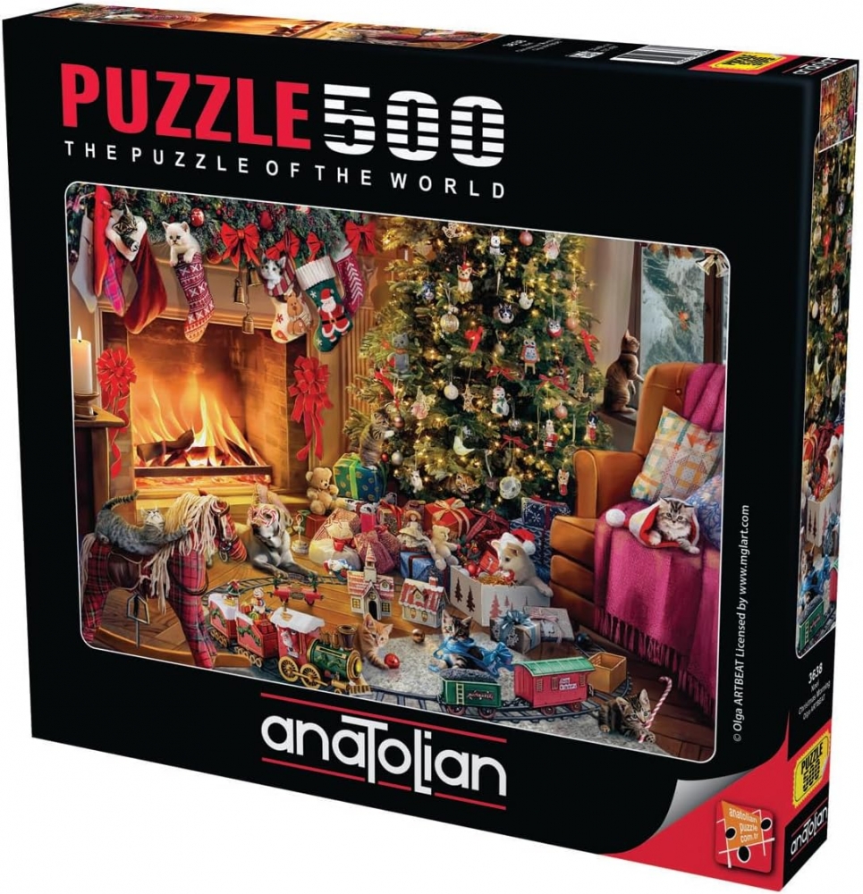 Puzzle, Anatolian, Dimineața de Crăciun, 500 de piese
