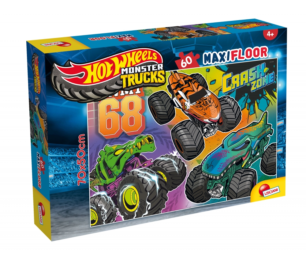 Puzzle, Lisciani, Hot Wheels, 60 de piese