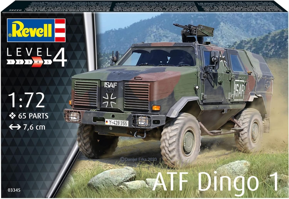 Macheta militara, Revell, ATF Dingo 1, 65 piese