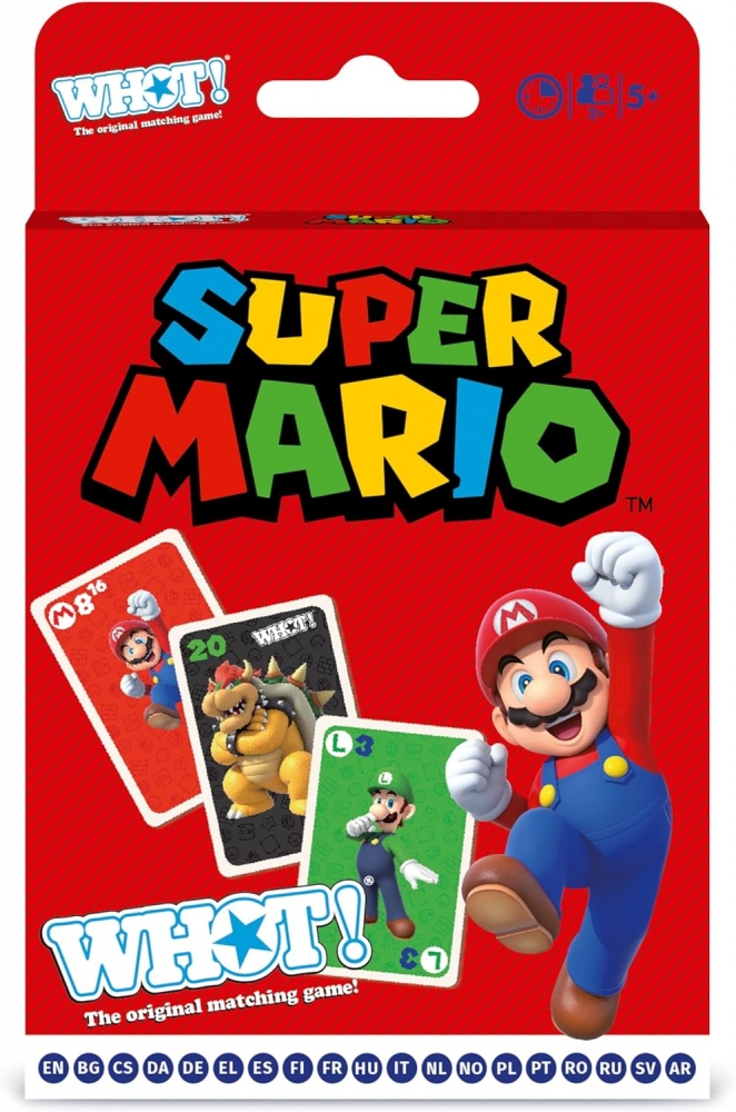 Joc Whot! - Super Mario, limba engleza, 2-5 jucatori, +5 ani