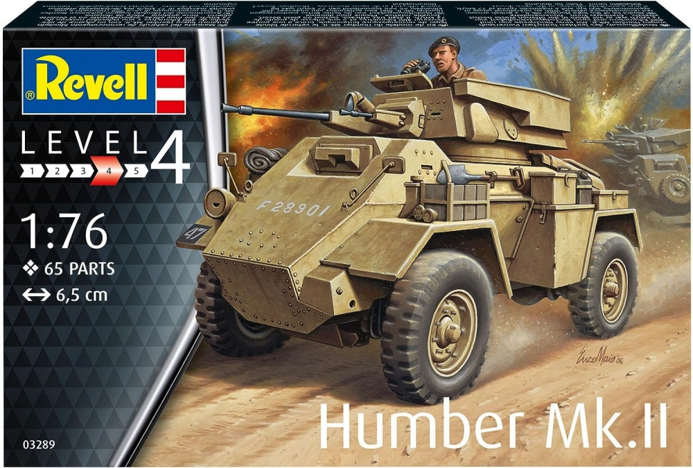 Macheta de asamblat, Revell, Humber Mk.II, 65 piese