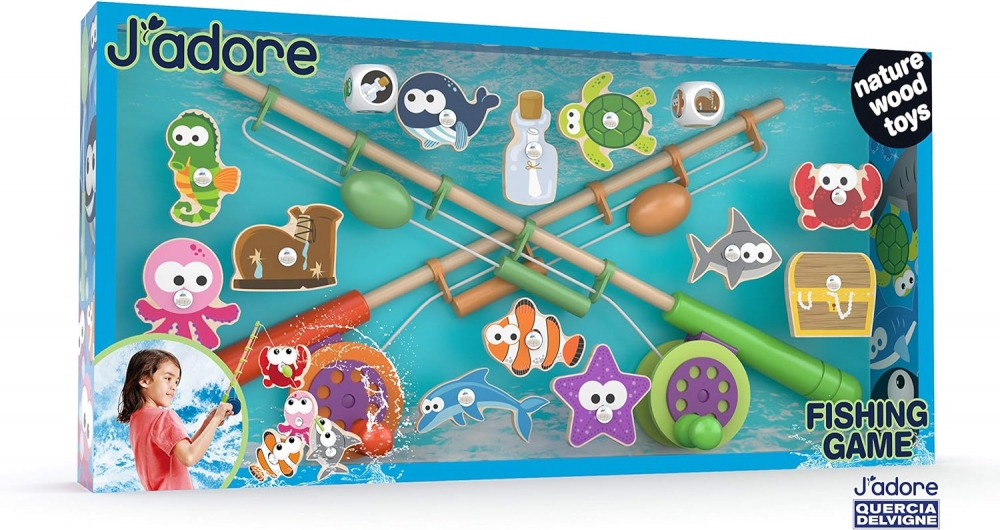 Joc distractiv, J′adore, Comoara de pescuit, 12 piese
