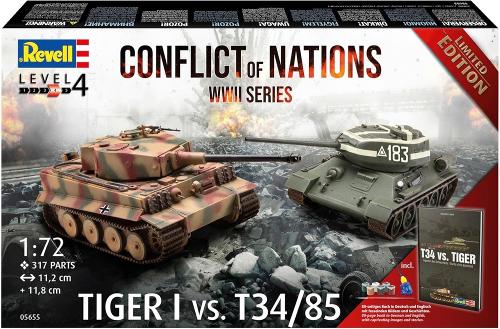 Model de clădire, Revell, Conflict of Nations, WWII, Set cu carte