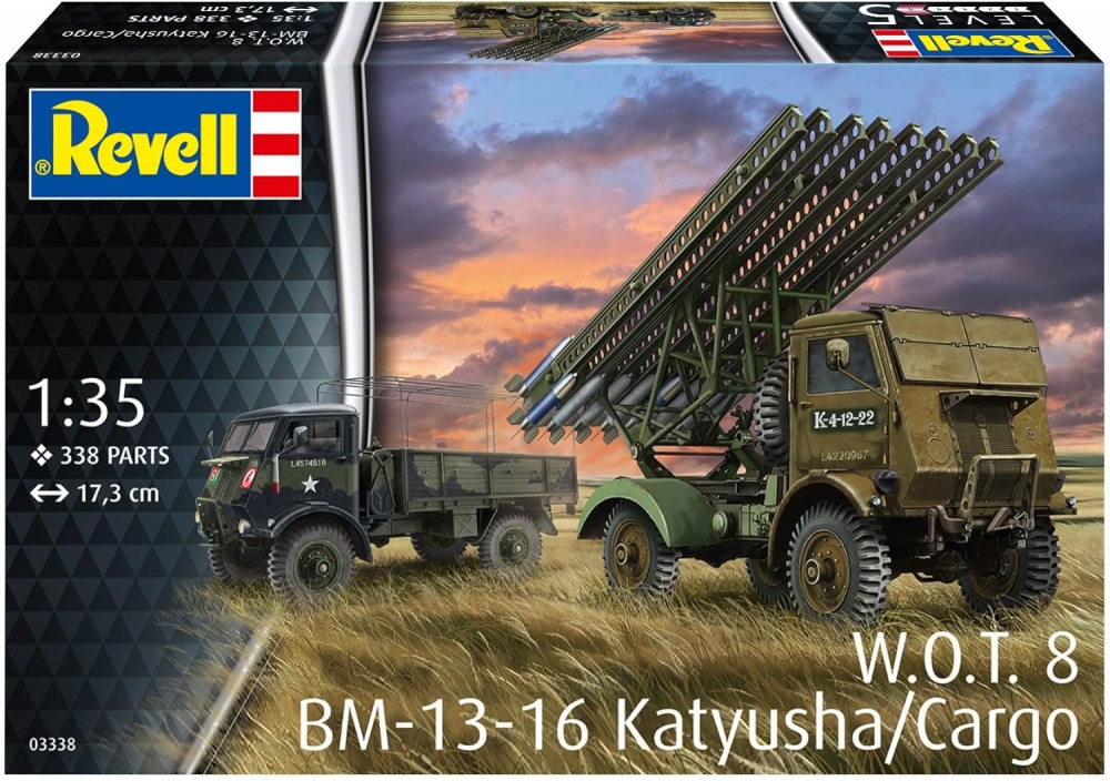 Model asamblat, Revell, Camion militar BM-13-16