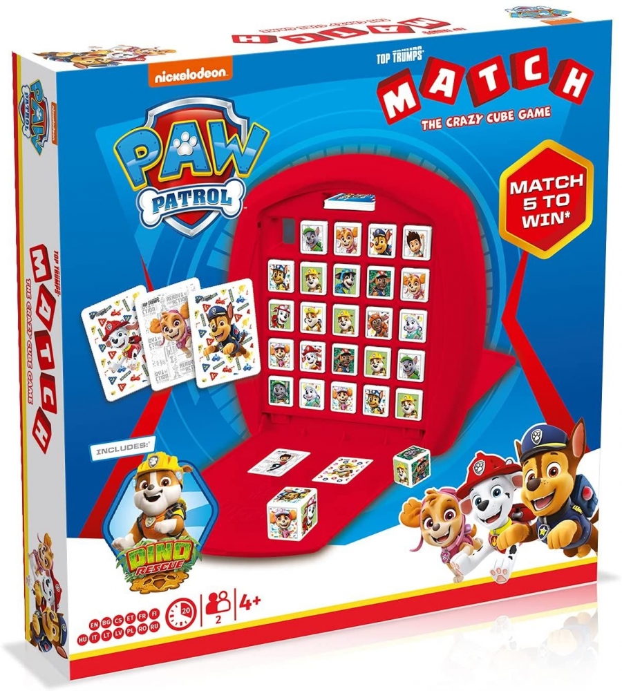 Joc Top Trumps Match - Paw Patrol, limba engleza