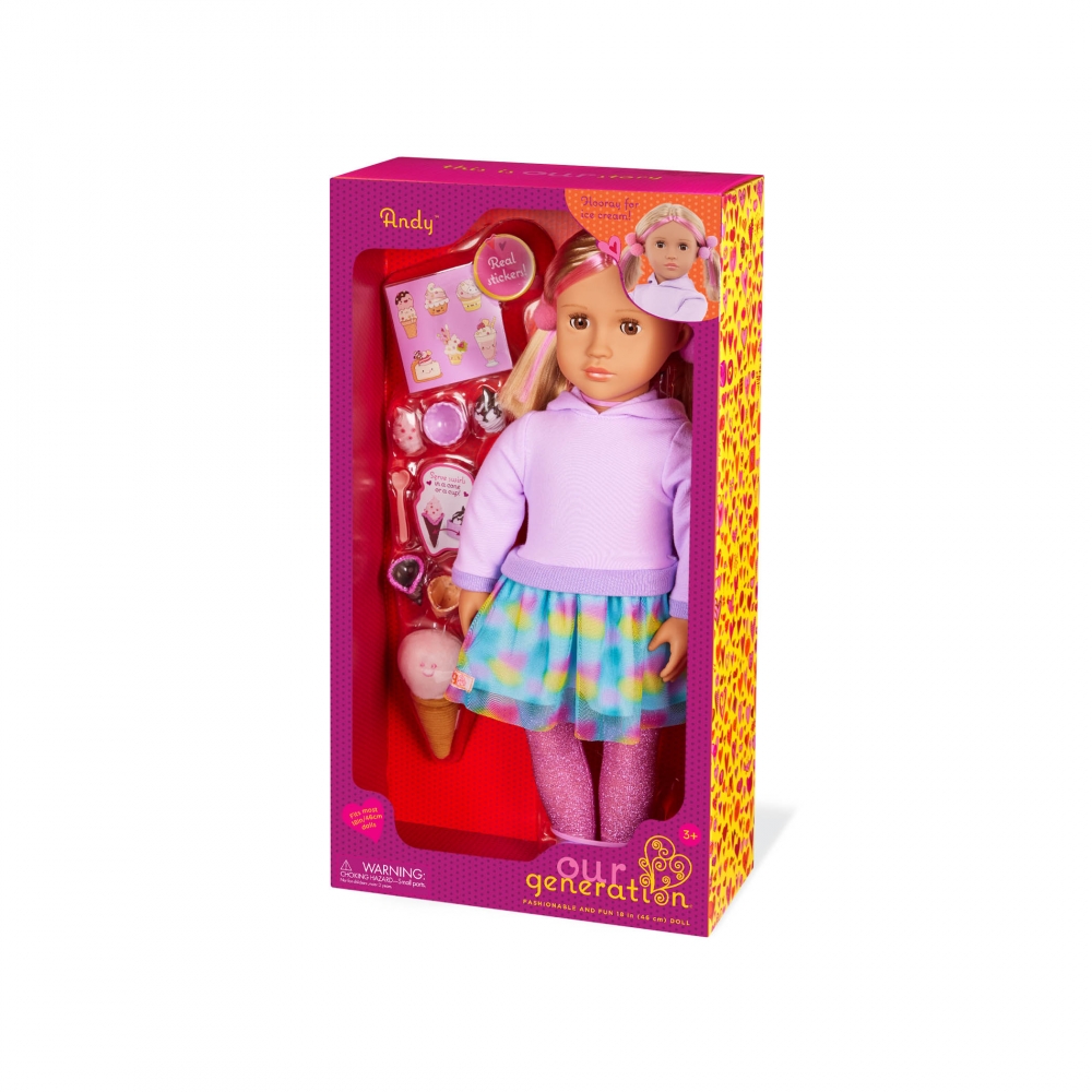 Păpușă, Battat, Our Generation, Andy cu accesorii, 46 cm