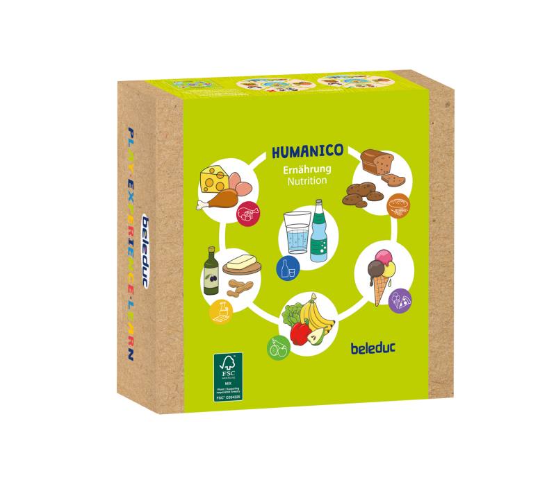 Joc puzzle din lemn, Beleduc, Humanico, Nutriție, 27 de piese