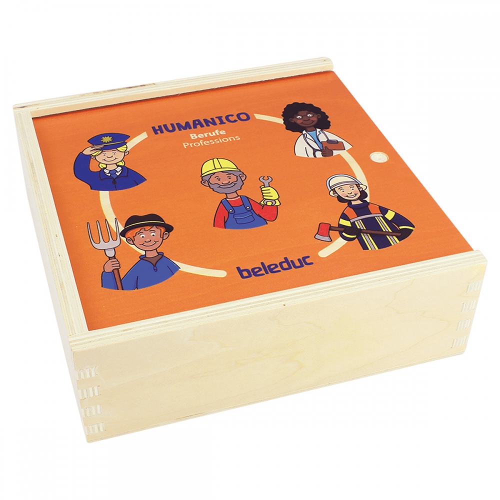 Joc puzzle din lemn, Beleduc, Humanico, Profesii, 30 de piese
