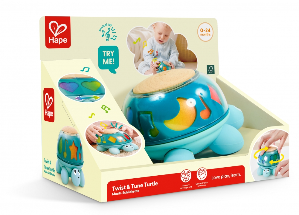 Jucărie interactivă, Hape, Țestoasă muzicală