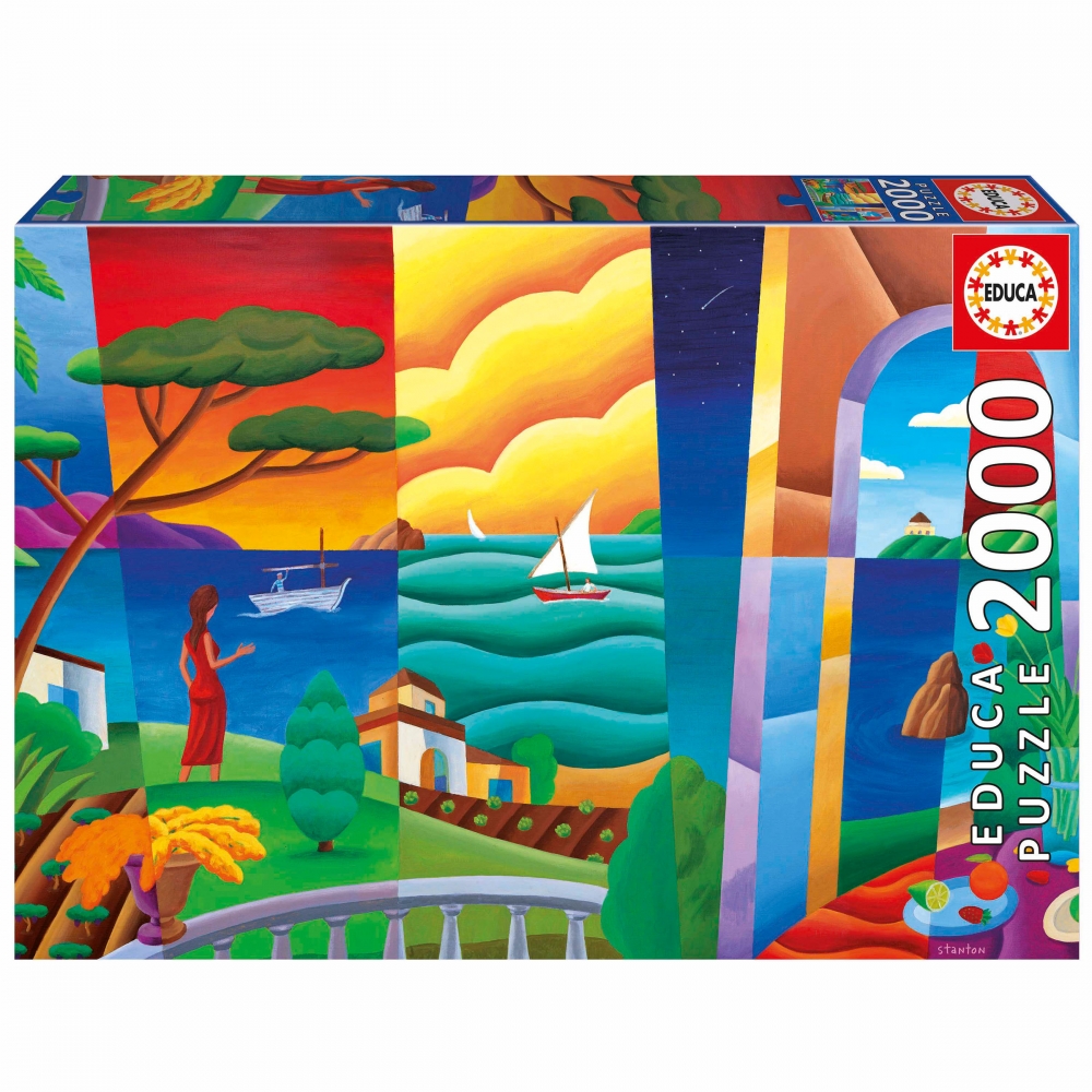 Puzzle, Educa, Penelope așteaptă un copil, 2000 de piese