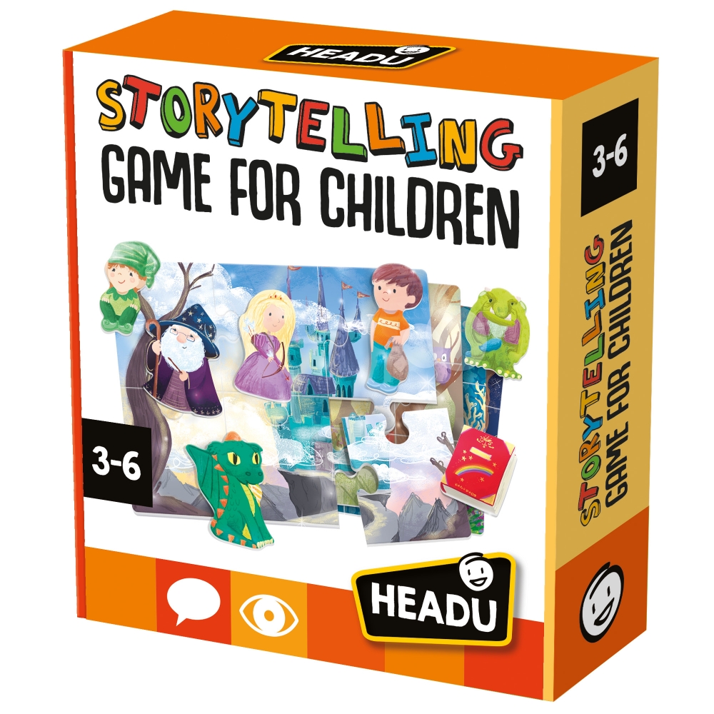 Puzzle Headu Teacher Tested - Inventeaza propria poveste, 24 piese, 6 puzzle-uri
