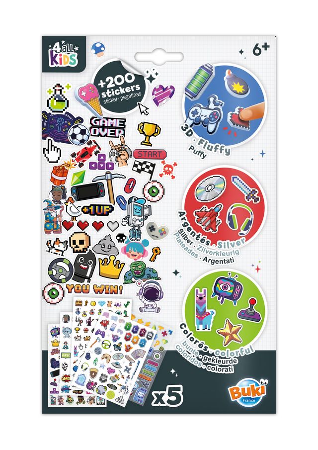 Set de stickere, Buki Franța, Jocuri