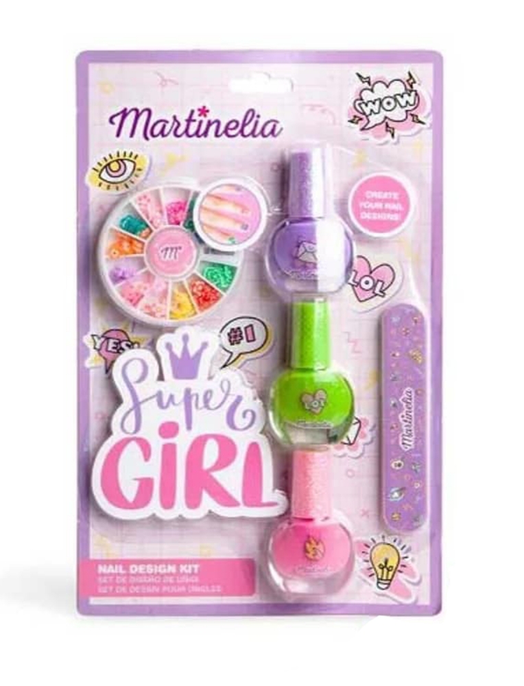 Set Lac de unghii, Martinelia, Super Girl, 5 piese